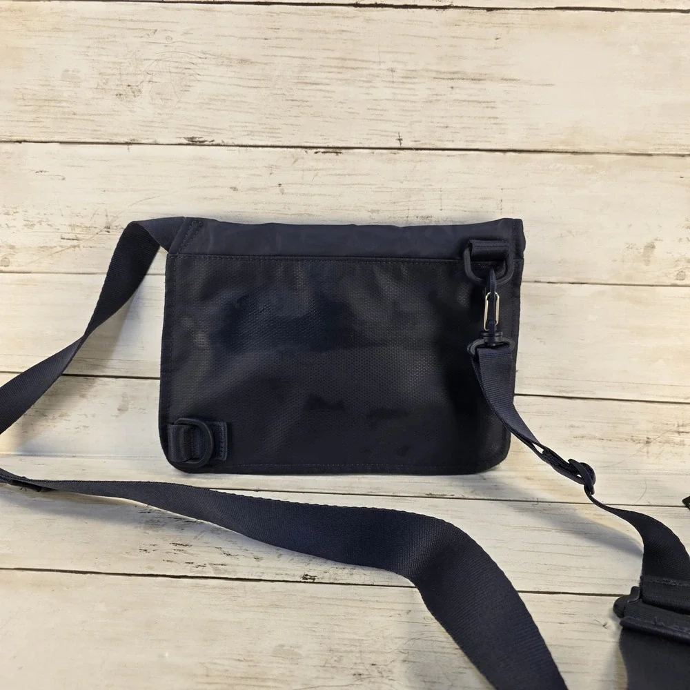 Adidas Originals Navy Blue Festival Crossbody Bag Trefoil Logo Messenger GV3422